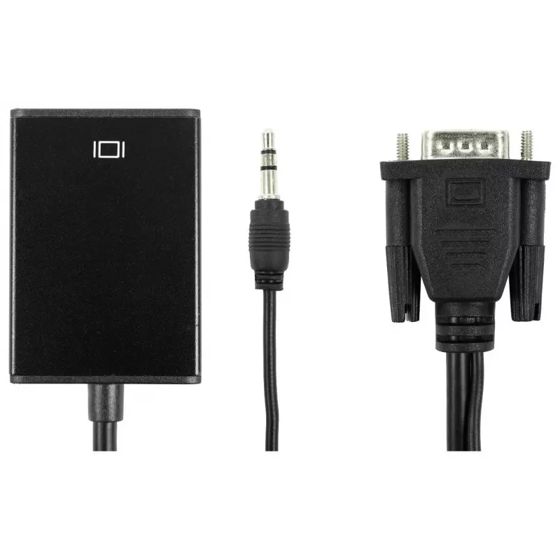 Convertitore video e audio Accura VGA + minijack a HDMI 0,2 m