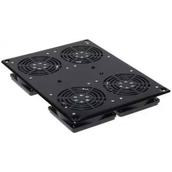 DELTA OPTICAL A19-4W pannello ventole 19 pollici 1U per armadio rack, 4x120mm, 230V AC, nero