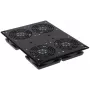 DELTA OPTICAL A19-4W pannello ventole 19 pollici 1U per armadio rack, 4x120mm, 230V AC, nero