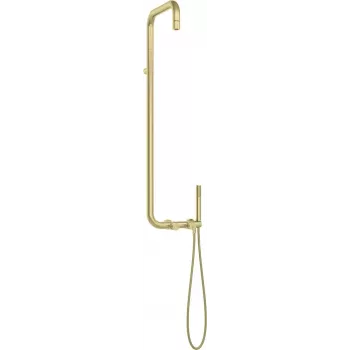DEANTE Arnika Nero soffione doccia con miscelatore, nero opaco, soffione 250 mm, doccetta 3 funzioni