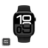 Crong Liquid Silicone Cinturino per Apple Watch 38/40/41/42 mm (nero)