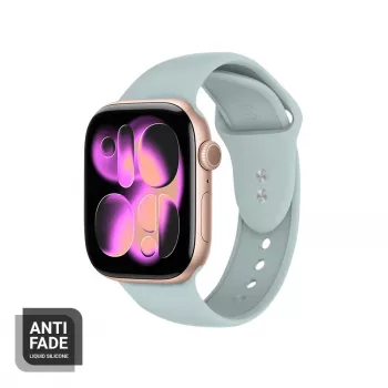 Crong Liquid Cinturino per Apple Watch 38/40/41/42 mm (menta)