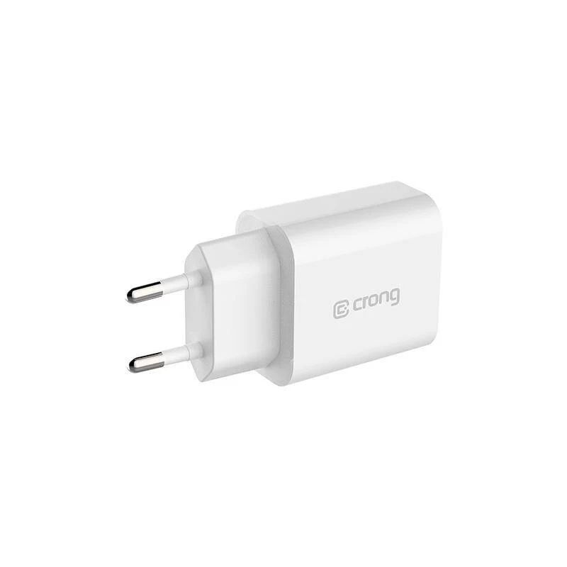 Crong Caricabatterie da viaggio USB-C 20W Power Delivery bianco