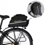 Wozinsky borsa portapacchi bici grande 35L con copripioggia nero (WBB19BK)