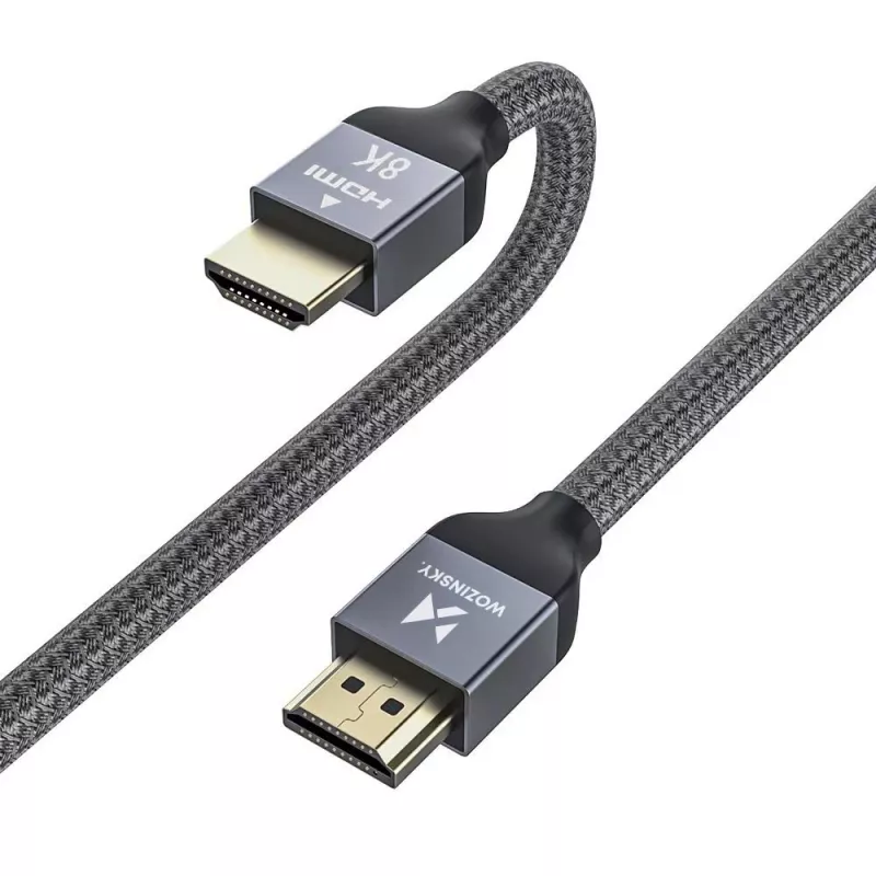 Wozinsky cavo HDMI 2.1 8K 60Hz 48Gbps / 4K 120Hz / 2K 144Hz 5m argento (WHDMI-50)