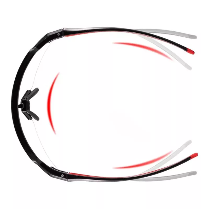 ROCKBROS occhiali ciclismo fotocromatici UV400 modello 10173 nero-rosso