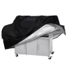 HURTEL Custodia protettiva impermeabile XXL nera per grill, bici, moto, mobili da giardino