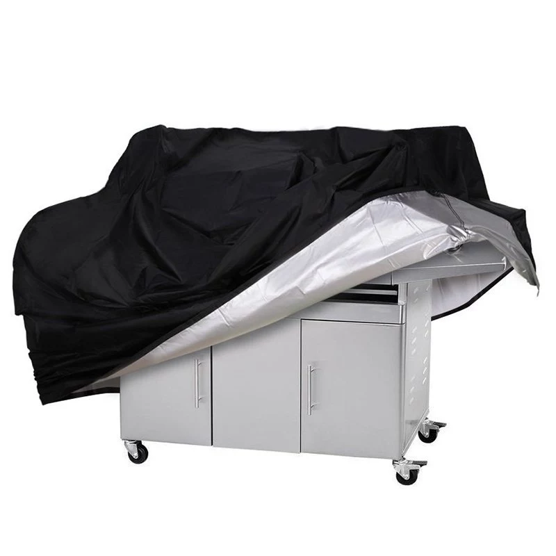 HURTEL Custodia protettiva impermeabile XXL nera per grill, bici, moto, mobili da giardino