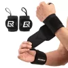 ROCKBROS Fascia antisudore sportiva 0431001 nero (confezione da 2)