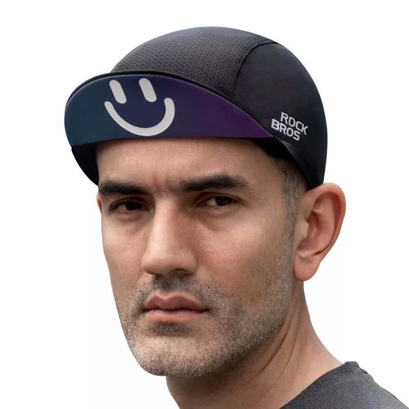 ROCKBROS Cappellino da ciclismo con visiera 18230005001 - nero