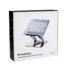 Wozinsky Supporto per laptop 360° argento con supporto per telefono