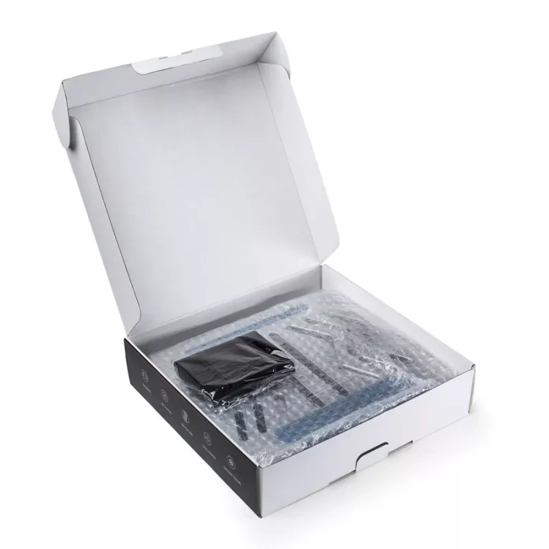 Wozinsky Supporto per laptop 360° argento con supporto per telefono