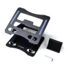 Wozinsky Supporto per laptop nero + supporto per telefono