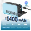 ROCKBROS Pompa elettrica 42520006001 Compressore digitale per palloni/palloncini - Blu