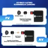 ROCKBROS Mini pompa elettrica 42320008001 per valvole Schrader/Presta 100 PSI - Nero