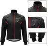 ROCKBROS YPW021 Giacca da ciclismo antivento, nero, taglia XL