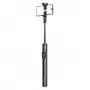 Premium Selfie Stick Wozinsky WRZP1 con gambe a scomparsa automatica, funzione treppiede, 1,7 m - Nero