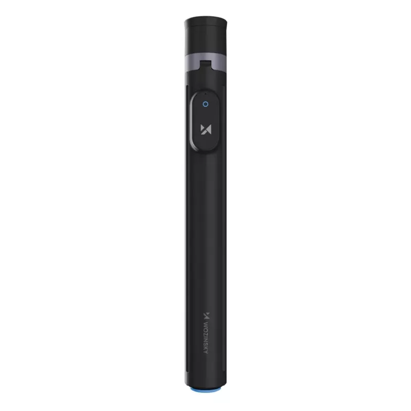 Premium Selfie Stick Wozinsky WRZP1 con gambe a scomparsa automatica, funzione treppiede, 1,7 m - Nero