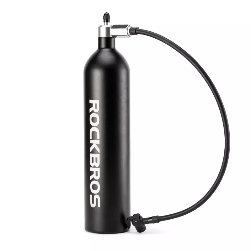 ROCKBROS Gonfia pneumatici tubeless serbatoio aria compressa 1,2L 200 PSI - nero