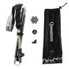 Qunature bastoncino Nordic Walking in alluminio 110-130 cm 1 pz. - marrone