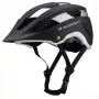 Wozinsky casco MTB con visiera rimovibile, leggero, 57-62 cm, nero-argento