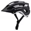 Wozinsky casco MTB con visiera rimovibile, leggero, 57-62 cm, nero-argento