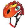Wozinsky casco per bambino da bicicletta motivo drago leggero 50-54 cm - rosso