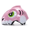 WOZINSKY casco per bambino da bicicletta motivo dinosauro 52-56 cm rosa
