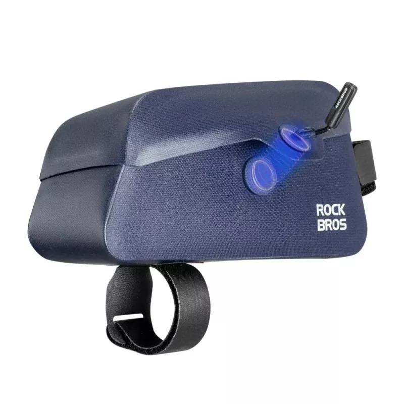 ROCKBROS borsa da telaio per bicicletta 0,9 L impermeabile chiusura magnetica blu