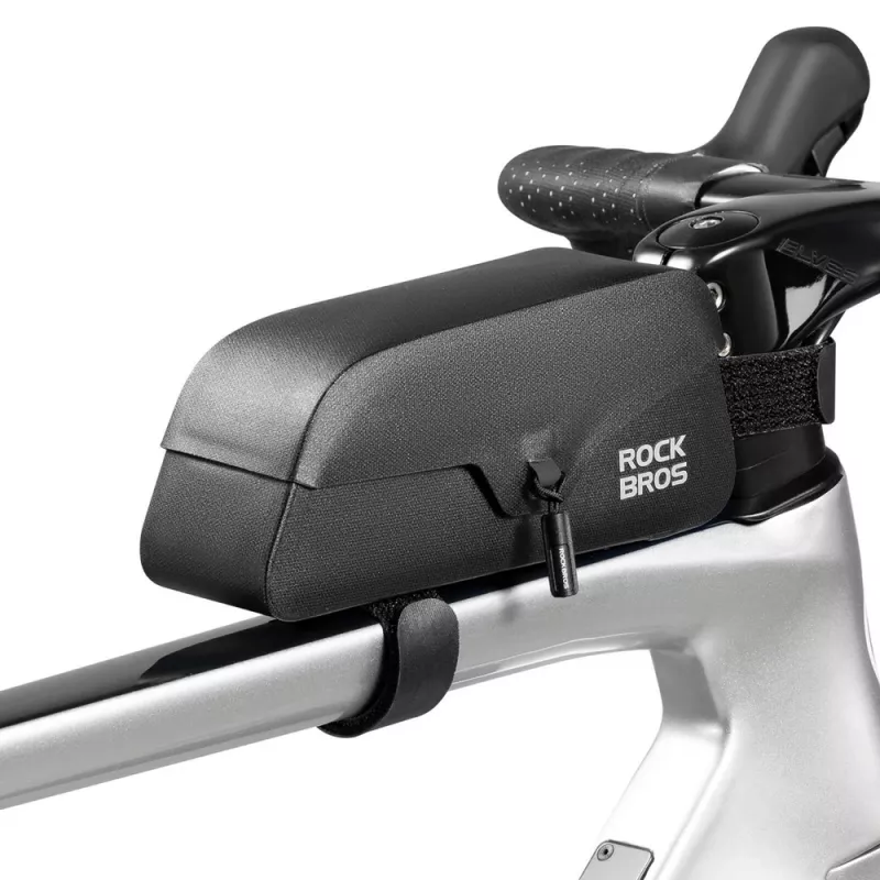 ROCKBROS borsa da telaio per bicicletta 0,9L impermeabile con chiusura magnetica nero