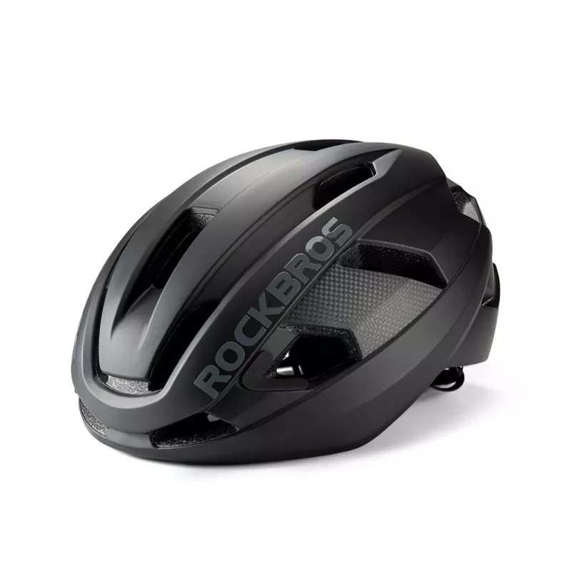 ROCKBROS LK-15 casco da bicicletta in fibra di carbonio 58-62 cm nero