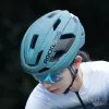 ROCKBROS LK-15 casco da bicicletta in fibra di carbonio 58-62 cm azzurro