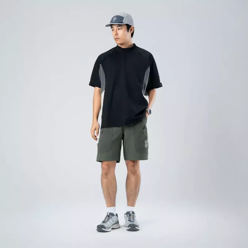 ROCKBROS pantaloncini da ciclismo YDDK015 con cintura taglia M - verde