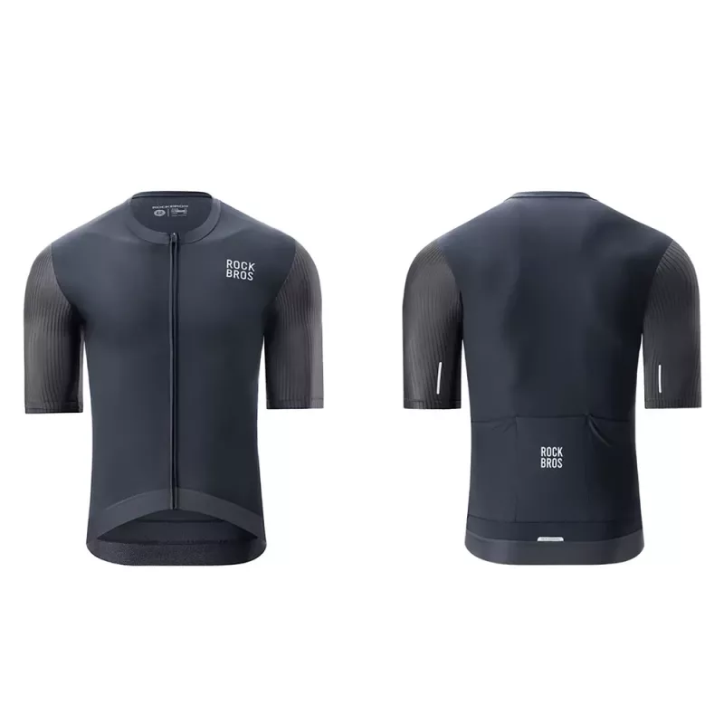 ROCKBROS maglia da ciclismo 15200025 maniche corte taglia XXL - nero