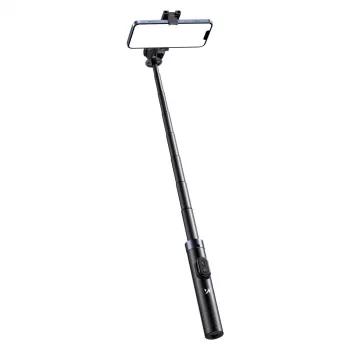 Wozinsky selfie stick WC1Y30S treppiede telescopico 1,3 m con supporto per cellulare - nero