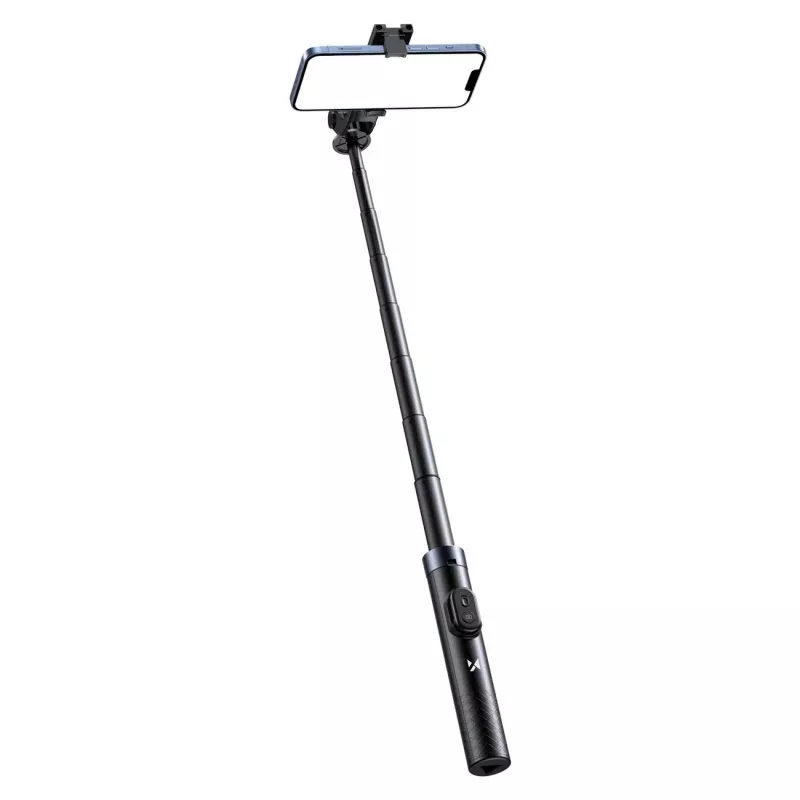 Wozinsky selfie stick WC1Y30S treppiede telescopico 1,3 m con supporto per cellulare - nero