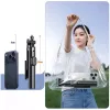 Wozinsky selfie stick WC1Y30S treppiede telescopico 1,3 m con supporto per cellulare - nero