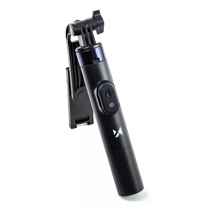 Wozinsky selfie stick WC1Y30S treppiede telescopico 1,3 m con supporto per cellulare - nero