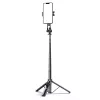 Wozinsky selfie stick WC1Y30S treppiede telescopico 1,3 m con supporto per cellulare - nero
