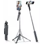 Selfie stick Wozinsky WC1Y70S treppiede telescopico 1,7 m con supporto per cellulare - nero