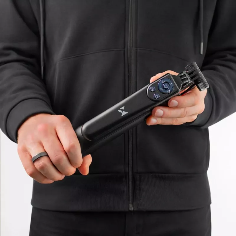 Selfie stick Wozinsky WC1Y70S treppiede telescopico 1,7 m con supporto per cellulare - nero
