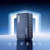 Wozinsky 240W GaN QC3 stazione di ricarica - nero