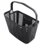 Wozinsky WKR-PK cestino bici, plastica, nero, fissaggio manubrio, 15L