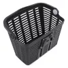 Wozinsky WKR-PK cestino bici, plastica, nero, fissaggio manubrio, 15L