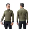 ROCKBROS YDWT014 giacca ciclismo invernale pile doppio strato taglia L - verde