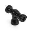 ROCKBROS Testa gonfiaggio CO2 in lega di alluminio CNC per valvole Presta/Schrader - nero