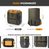 ROCKBROS W019 Borsa da manubrio per bicicletta 13,5-24L verde-arancio