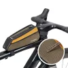 ROCKBROS Borsa da tubo orizzontale per bicicletta 0,25L verde/arancio