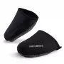 ROCKBROS LF1030 Copriscarpe termici antivento per scarpe da ciclismo, nero, EU 36-42