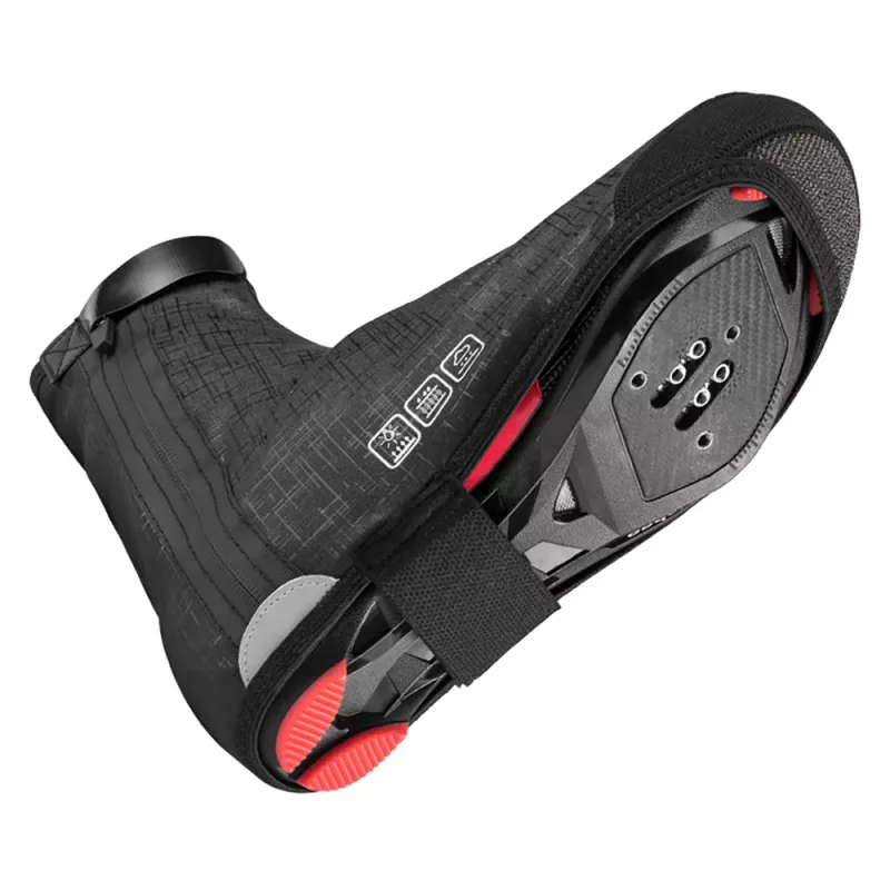 Rockbros LF1081 Sovrascarpe da ciclismo antivento impermeabili 42-46 EU - nero